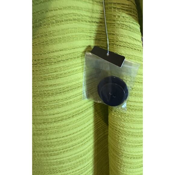 Ali Miles Lime Green Textured Tunic 3/4 Sleeves Size 1X NWOT - Picture 4 of 4